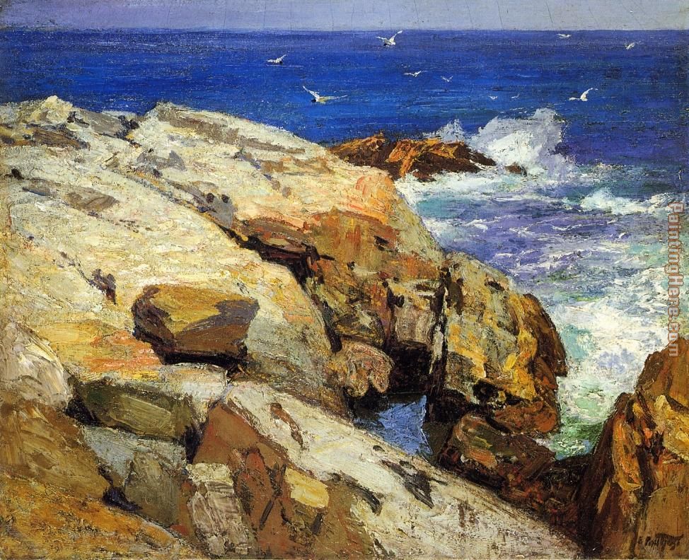 The Maine Coast painting - Edward Henry Potthast The Maine Coast art painting